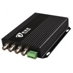4 Port Analog Video Digital Optical Converter Fiber Optic Extender SC ST FC Port for sale