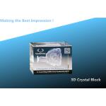3D ENGRAVING CRYSTAL RECTANGLE/BLANK 3D CRYSTAL/3d crystal image/3D crystal train gifts for sale