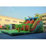 Long inflatable rabbit palm trees high dry slide inflatable high dry slide with arch for sale for sale