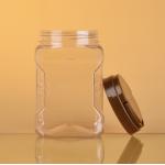 275mm Height Food Grade 2 Gallon Cookie Jar With Black Lid for sale