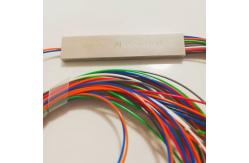 China FTTH 2x16 PVC Fiber Optic PLC Splitter With Sc / Apc Connector supplier