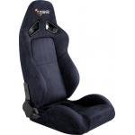 Easy Install Black Leather Racing Seats , Race Car Seats With Seat Belts for sale
