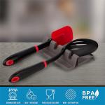 Nontoxic Silicone Spoon Rest BPA free Rustproof Nonstick Food Grade material