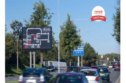 China Electronic Digital Message Centers Variable Traffic Signs 960mm X 960mm supplier
