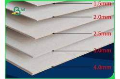 China A4 A3 Laminated Greyboard For Note Pads 1.5mm 2mm Hard Stiffness supplier