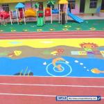 0.8Mpa Rubber Safety Tiles Synthetic All Weather Running Track Surface