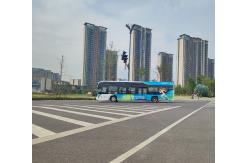 China Low Energy Consumption Pure Electric Bus with Drive Range Over 230km and Defroster supplier