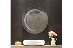 China Hotel 3D Infinity Tunnel Mirror Silver Lenses Fashionable With Touch Sensor supplier