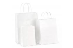 China Heat Seal Takeaway Printed Paper Carrier Bags Matt Lamination Recyclable supplier