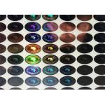 Oval 3D Secure Holographic Security Stickers Genuine OEM UV Printing for sale