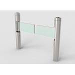 SS304 Cabinet Swing Barrier Gate Swiping Card DC Brushless Motor 730mm Arm for sale