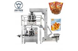 China Potato Chips Puffed Food Onion Rings Zipper Bag Packing Machine 30g 50g 100g supplier