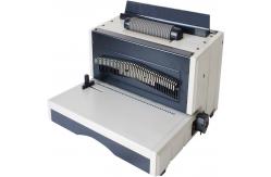 China NanBo Twin Loop Wire Binding Machine , 4x4 Hole Comb Wire Binding Machine supplier
