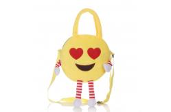 China Machine Washable Emoji Plush Backpack With PP Cotton Filled supplier