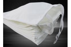 China White 5 Micron Polyester Anode Bags For Titanium Anode Basket supplier