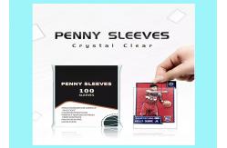China Transparent Protector Penny Card Sleeves Pennies PP / PE Material supplier