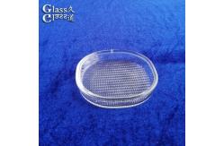 China Custom Proof-scratch Pressed Lamp Glass Cover For Specialty Lighting supplier