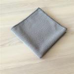 Grey Microfiber Extra Thickness Pearl Cloth Car Cleaning Cloth 400gsm for sale