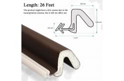 China 26ft High Tensile Strength Rubber PU Foam Strips Aging Resistant supplier