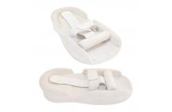 China Soft Organic Cotton Newborn Baby Pillow With Removable Slipcover supplier