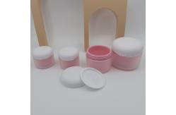 China Round Pp Double Cosmetic 100g Cream Jar For Skin Care Moisturizer supplier