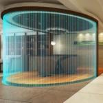 Outdoor Plastic Optical Fiber Curtain Lighting PMMA Optic Fiber Waterfall Curtains Lights for sale