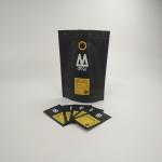 Stand Up 500g 1000g Food Grade Brown Matt Coffee Bag Eco Friendly Packaging Coffee Bean Bag With Valve for sale