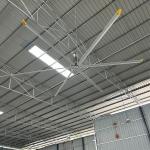20FT Industrial HVLS Ceiling Fan Sliver Grey Customized Support ODM for Cowshed Animal Farms Maintenance Free Solution for sale