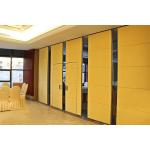 Melamine Surface Collapsible Sliding Partition Walls For Hotel / Teaching Center for sale