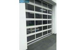 China Remote Control 50mm 2.5m Track Glass Panel Garage Doors supplier