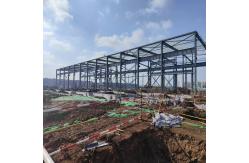 China Prefabricated Ready Made Steel Structures Warehouse Building For Food Factory supplier