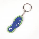 OEM Customized 3D PVC Rubber Keychain Keyrings With 2-Side Logo For Marketing Promotions Gift for sale
