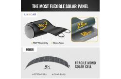 China Flexible 25V 100W CIGS Thin Film Solar Panel With IP68 Rated Junction Box supplier