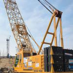 Second Hand Xcmg Crawler Cranes 100T In Urban Construction 1.5km/h Travel Speed for sale