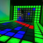 RGB Infinity Panels Interactive 3D Interactive LED Floor Game RGB Dance Floor for sale