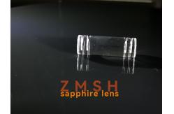 China Monocrystalline Al2O3 Sapphire Crylinder Rod Lens With Groove supplier