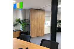 China Office Wood Movable Partition Wall Panel Folding Partition Walls For Conference Room supplier