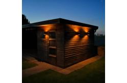 China Garden Solar Powered Up Down LED Wall Lights With Motion Sensor supplier
