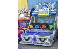China 100W Kids Game Machine 4 Players 6 In 1 Ball Shoot Arcade Machine supplier