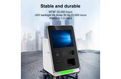 China Tabletop Self Check In Kiosks With Room Card Dispenser Function supplier