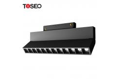 China IP20 48v Magnetic Led Track Light Adjustable Led Track Surface Mounted supplier