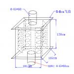 2500kg Baffle Liner Bags 90CM 110CM Cross Corner Loop Food Grade for sale