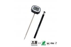 China Swiveled LCD Head Quick Read Thermometer , Waterproof Meat Thermometer Light Weight supplier