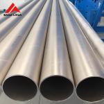 ASTM B861 Gr2 Gr7 Gr12 titanium seamless pipe with length = 6000mm price per kg for sale
