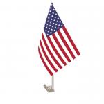 Promotional Angola 12 X 18 Personalized Polyester Car Window Flag With Plastic Rod for sale