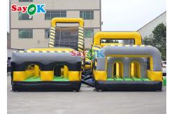 China Outdoor Funny Inflatable Obstacle Course Digital Pringting Blow Up Obstacles Games supplier