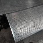 3mm Thickness Perforated Galvanized Steel Sheet For Sewer Filtration for sale
