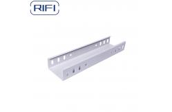 China Customizable White Electrical Cable Tray Metal For Cable Organization 6000MM Length supplier