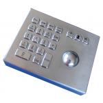 Rugged Weather proof industrial stand alone laser trackball mouse with numeric keypad