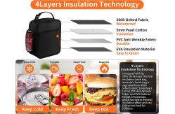 China Lightweight Insulated Tote Case Outdoor Lunch Box Insulation Removal Bags With Handle supplier